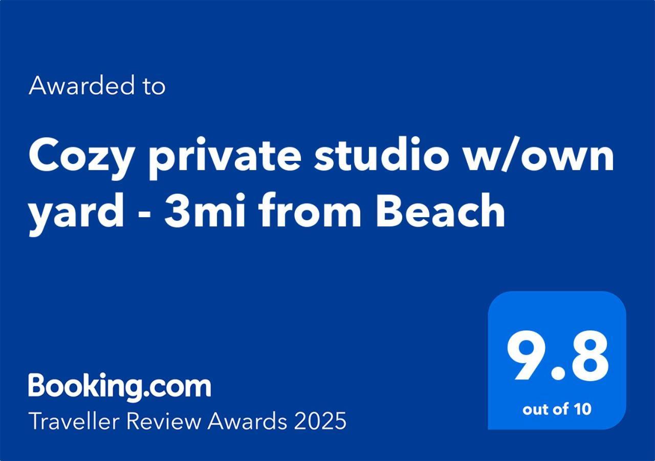 Cozy Private Studio W/Own Yard - 3Mi From Beach Seminole Esterno foto